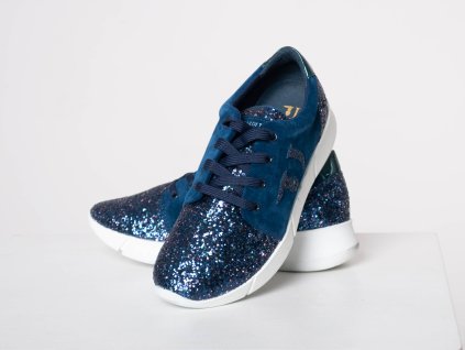 Dámske modré tenisky Trussardi Jeans