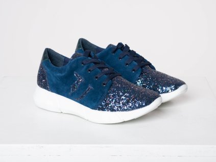 Dámské modré tenisky Trussardi Jeans