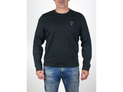 Čierna mikina Aeronautica Militare