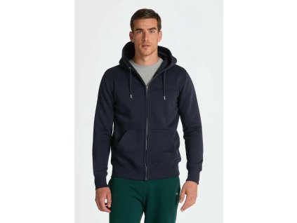 Tmavomodrá pánska mikina Gant Embossed 2068024 blue