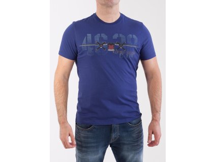 Pánske modré tričko Aeronautica Militare