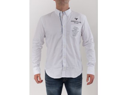 Pánska biela košeľa Aeronautica Militare