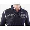 Tmavomodré polo pre pánov AERONAUTICA MILITARE Aero Club Italia