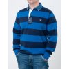 Pruhované modré polo Gant