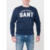 Pánska tmavomodrá mikina Gant s veľkým nápisom