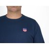 Pánska tmavomodrá mikina s malým logom Gant