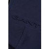 Tmavomodrá pánska mikina Gant Embossed 2068024 blue d