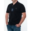 Pánske čierne polotričko GANT s krátkym rukávom
