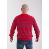 Pánsky červený pruhovaný sveter GANT
