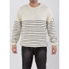 Pánsky béžový pruhovaný sveter Gant