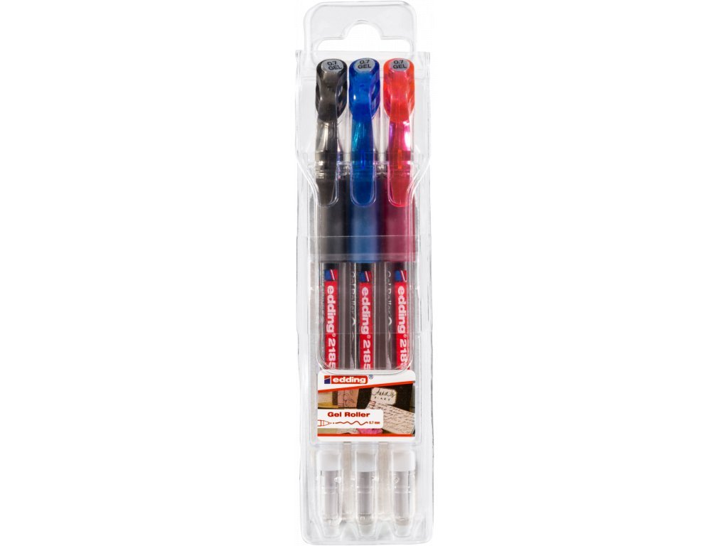 6299 33 edding 2185 gelovy roller barva 2ks blister