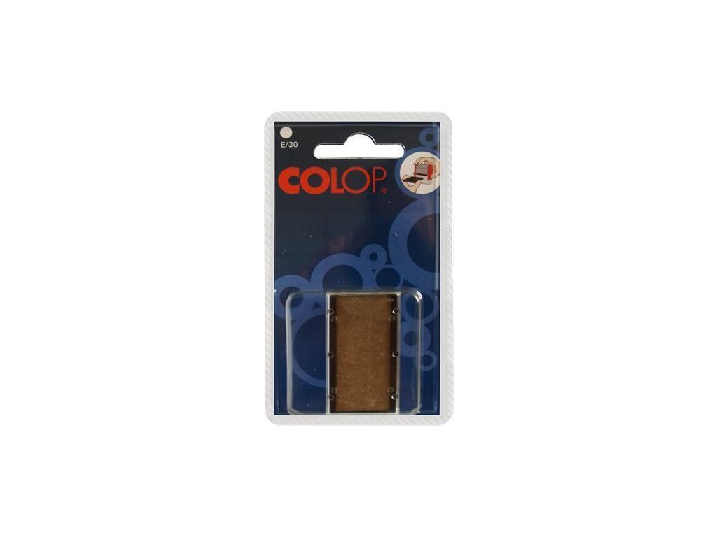 Razítkový polštářek "E30", bez inkoustu, 2 ks/blister, COLOP "E/30"
