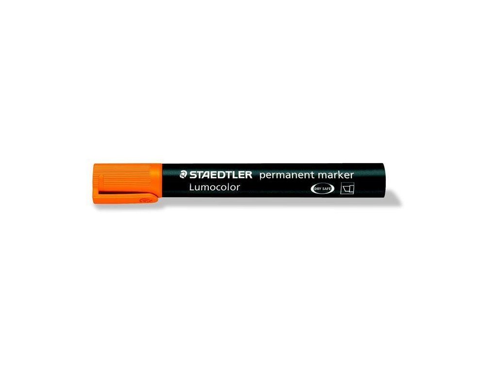 Permanentní popisovač "Lumocolor 350", oranžová, klínový hrot, STAEDTLER