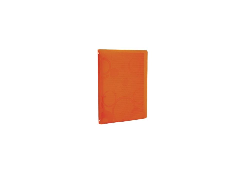 Kroužkový blok PP A4 70 listů NEO COLORI oranžová