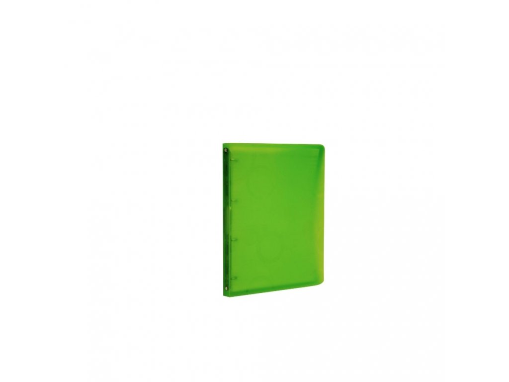 Kroužkový blok PP A4 70 listů NEO COLORI zelená