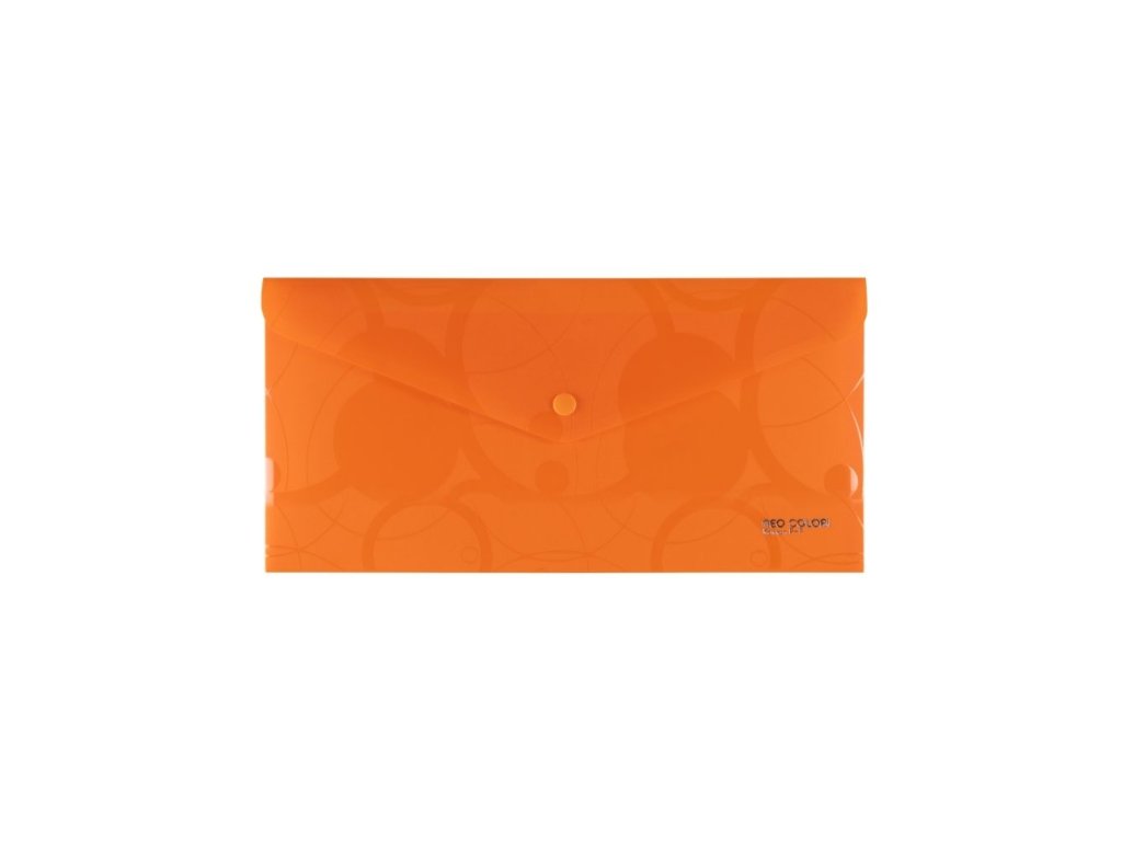 Psaníčko s drukem DL NEO COLORI oranžová