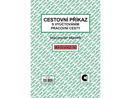 Cestovní příkaz s vyúčt. A5/oboustr./
