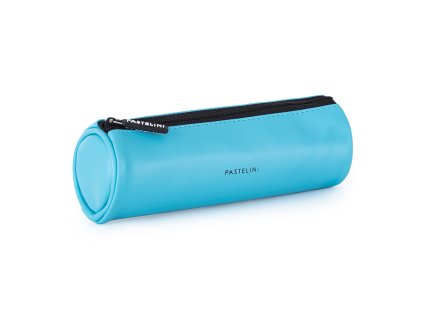 Pouzdro etue PU kulatá PASTELINI modrá
