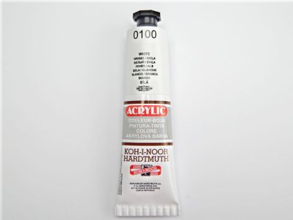 Akrylová barva 162711 / 0100 bílá 40ml