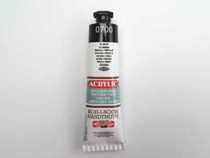Akrylová barva 162723 / 0700 černá 40ml