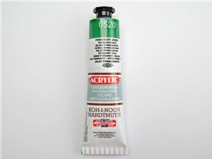 Akrylová barva 162736 / 0520 zeleň permanentní 40ml