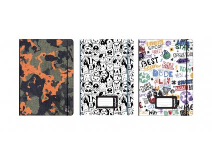 Sešit PP Oxybook A4 40 listů assort motivů