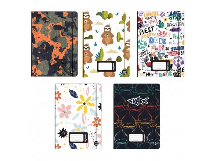 Sešit PP Oxybook A5 40 listů assort motivů