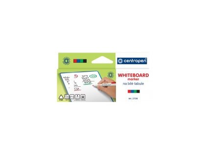 WHITEBOARD MARKER 2709 na bílé tabule - sada 4 barev