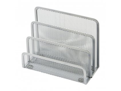 6437cccf7e722fbaa193caa3 stojak na koperty siatka srebrny