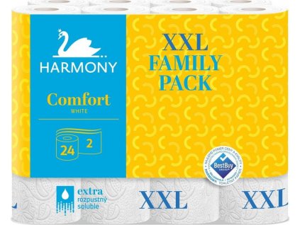 Toaletní papír Harmony comfort 2vr. 24ks