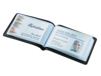 Vizitkář, na 40 ks, SIGEL "Torino", černý