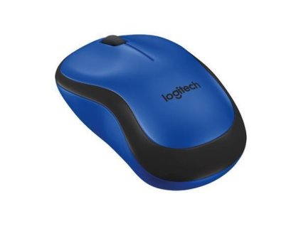 Myš "M220 Silent", modrá, bezdrátová, optická, USB, mini, LOGITECH