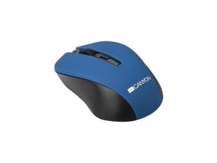Myš "MW-1", modrá, bezdrátová, optická, USB, CANYON CNE-CMSW1BL