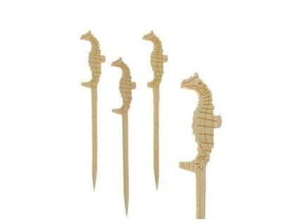 25410 fingerfood bambusovy bodec morsky konik papstar 90mm 200ks