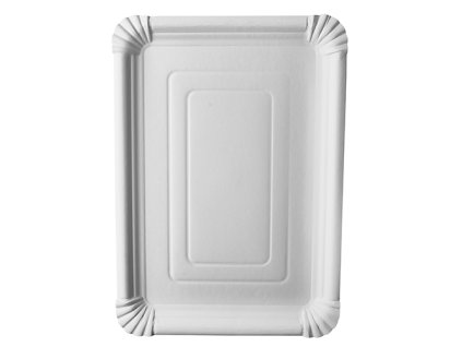 26172 papirovy tacek bily hranaty pure 330 240mm 125ks