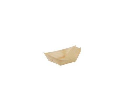 26634 fingerfood bowls wood pure 11 cm x 6 5 cm boat 84414 b 0