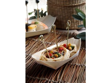 26640 fingerfood bowls wood pure 16 5 cm x 8 5 cm boat 84416 b 1