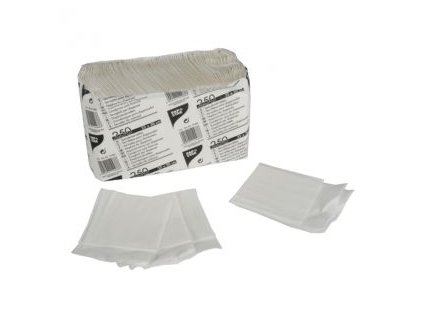 Ubrousky PAPSTAR bílé 1V 25x30cm 8000ks