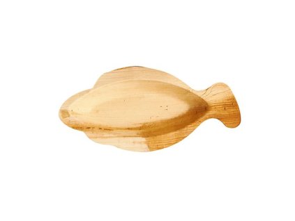 30252 plates palm leaf pure 24 cm x 11 cm x 2 5 cm fish 85513 b 0