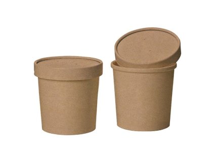 32454 polevkova miska s vikem papirova 540ml 97mm 25ks