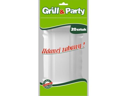 34113 grill party tacki papierowe