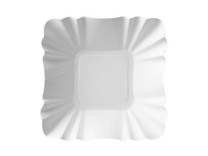 34731 tacka papierowa 9x9 cm biala op 500szt