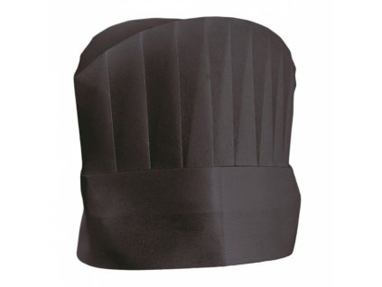 37362 cerne kucharske cepice z netkane textilie 20 cm 10 ks