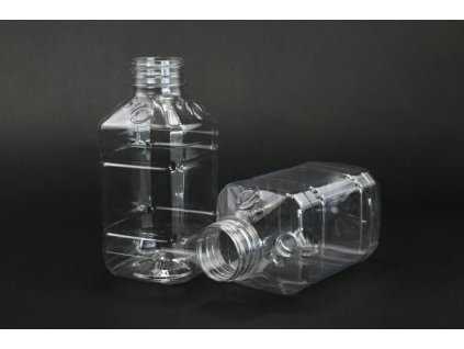 Láhev PET hranatá 500ml 100ks