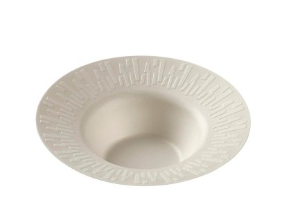 40377 miska z trzciny cukrowej okragla biala