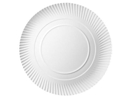 Papírový talíř bílý kulatý Ø420mm 100ks
