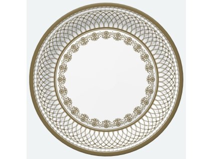 42888 papirovy talir kulaty s potiskem 220mm 8ks