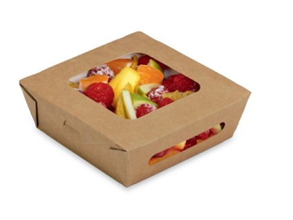 Kartonový box s oknem 320ml 120/120/40mm 50ks