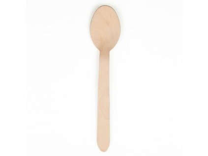 46122 lyzka duza 16cm drewniana op 100szt