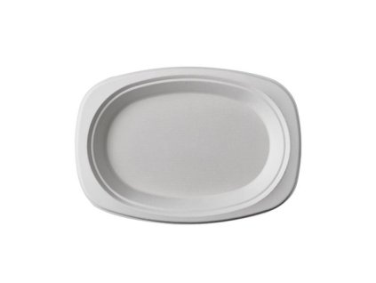 46557 talir z cukrove trtiny ovalny bily papstar 230 160 20mm 50ks